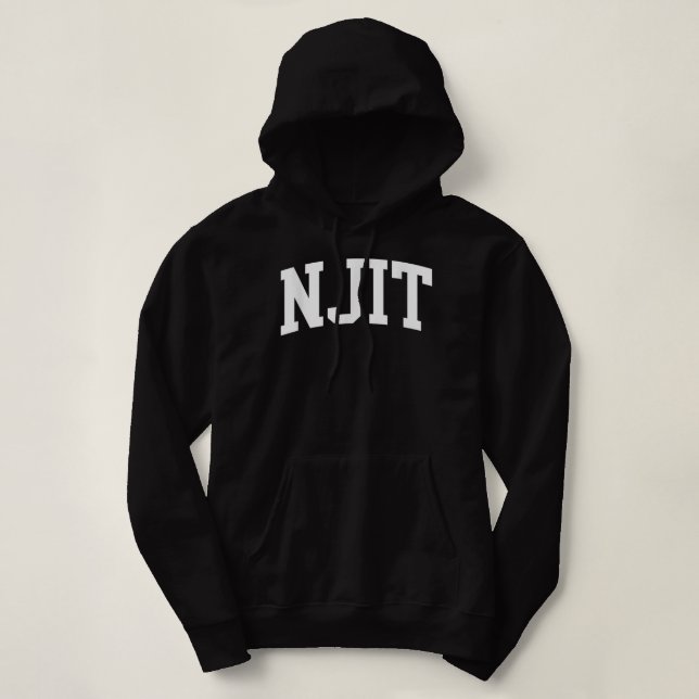 NJIT Athletic Arch College University = Alumni  Hoodie (Design Front)