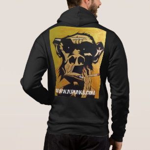 NJPunks Smoking Simian~ Hoodie