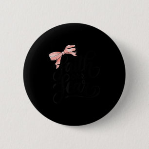 Nk Bow Faith Over Fear Christian Teen Girl God Goo 6 Cm Round Badge