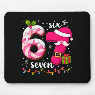 Nk Christmas 67 Meme Six Seven Girl Women Slang 6 Mouse Mat