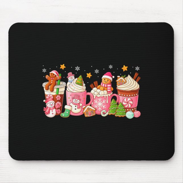 Nk Christmas Coffee Xmas Gingerbread Man Cookie Co Mouse Mat (Front)