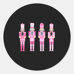Nk Christmas Nutcracker Squad Ballet Dance Matchin Classic Round Sticker
