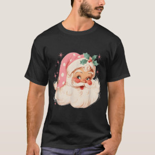 Nk Christmas Santa Claus Face Xmas Vintage Nk Sant T-Shirt