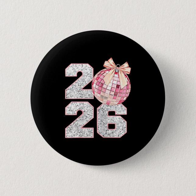 Nk Coquette 2026 New Year Shirt _ Aesthetic Holida 6 Cm Round Badge (Front)
