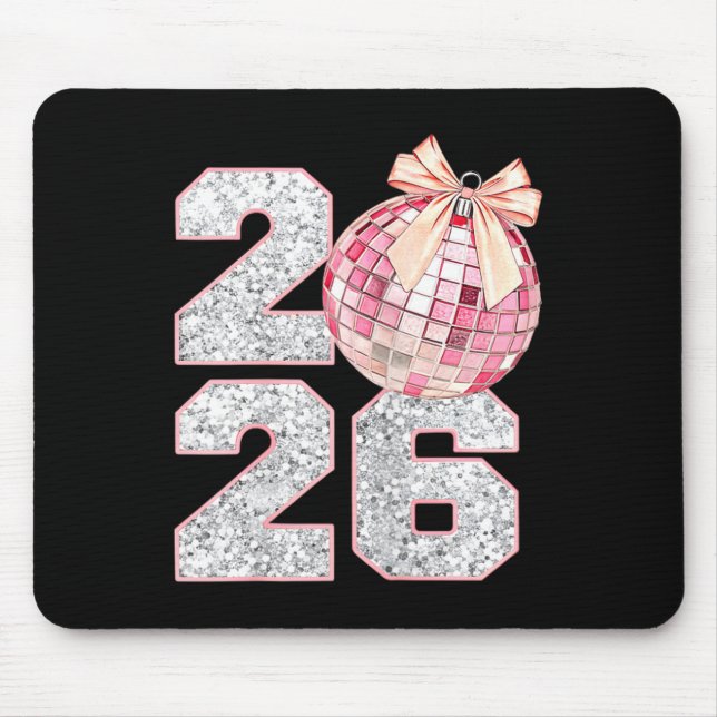 Nk Coquette 2026 New Year Shirt _ Aesthetic Holida Mouse Mat (Front)