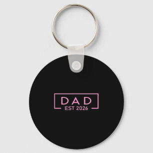 Nk Dad Est. 2026 Logo Father 2026 Loading New Dad Key Ring