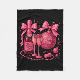 Nk Disco New Year’s Eve 2026 Champagne Style  Fleece Blanket