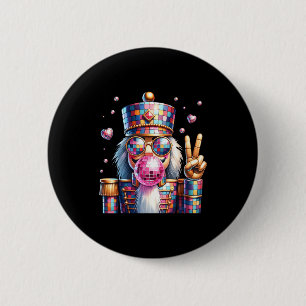 Nk Disco Nutcracker Bubblegum Christmas For Men Wo 6 Cm Round Badge