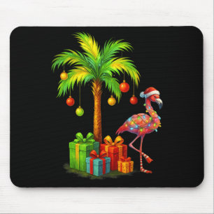 Nk Flamingo Christmas Palm Tree Trocal Xmas Mouse Mat