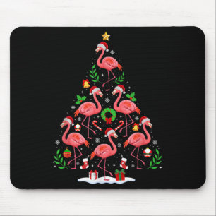 Nk Flamingo Christmas Tree Lights Santa Hat Xmas P Mouse Mat