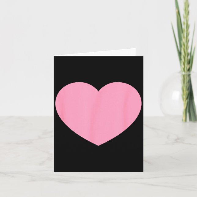 Nk Heart Is The Symbol Of Love For Valentines Day  Card (Front)