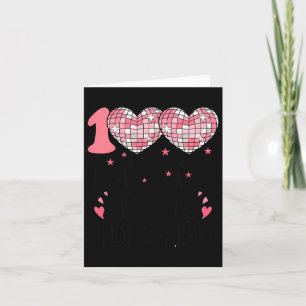 Nk Heart Kindergarten Valentine 100 Days For Girl  Card