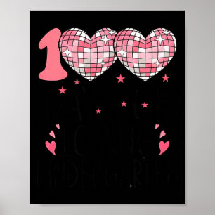 Nk Heart Kindergarten Valentine 100 Days For Girl Poster