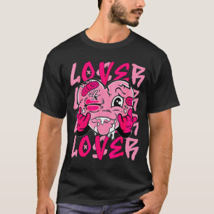 Nk Loser Lover Nk Drip Heart Matching Tee For Men