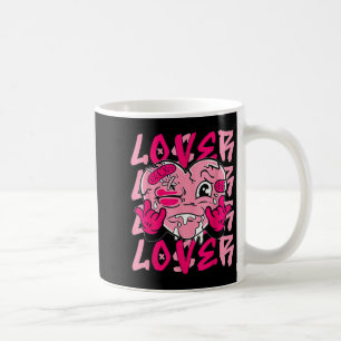 Nk Loser Lover Nk Drip Heart Matching Tee For Men Coffee Mug