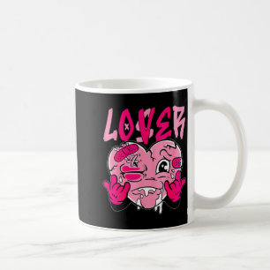 Nk Loser Lover Nk Drip Heart Matching Tee For Men Coffee Mug