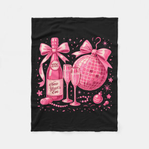 Nk New Year's Eve 2026 Disco Champagne Party  Fleece Blanket