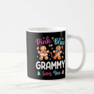 Nk Or Blue Grammy Loves You Gender Reveal Christma Coffee Mug