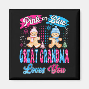 Nk Or Blue Great Grandma Loves You Gingerbread Chr Magnet