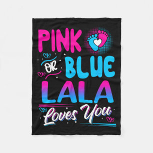 Nk Or Blue Lala Loves You New Baby  Fleece Blanket