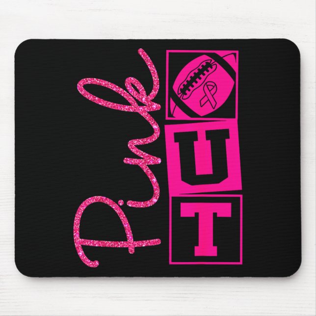 Nk Out Breast Cancer Awareness Football Srts Men C Mouse Mat (Front)