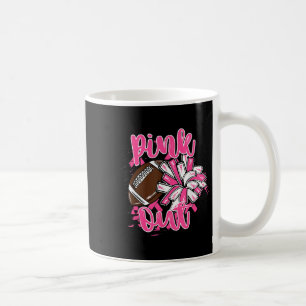 Nk Out Football Breast Cancer Awareness Cheer Mum Coffee Mug