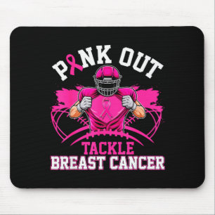 Nk Out Tackle Breast Cancer Awareness American Foo Mouse Mat