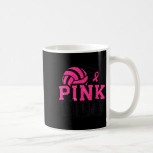 Nk Out Volleyball Breast Cancer Awareness Suprt Ri Coffee Mug