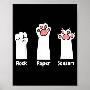 Nk Paw Prints Pet Lover Rock Paper Scissors Hand G