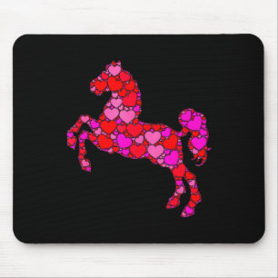 Nk Red Heart Valentines Day For Women Girls Hors  Mouse Mat