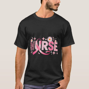 Nk Ribbon Stethoscope Nurse Life Breast Cancer Awa T-Shirt