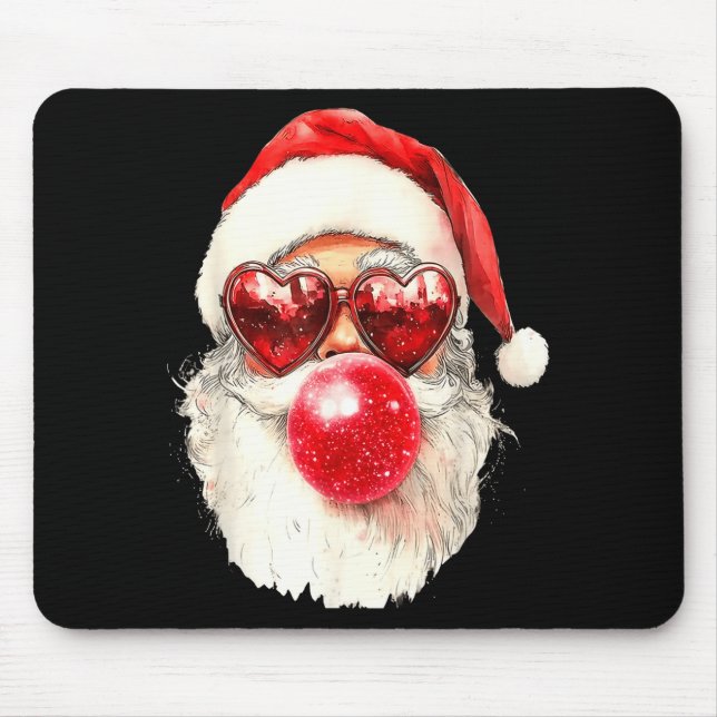Nk Santa Christmas Bubble Gum Nk Sungles  Mouse Mat (Front)