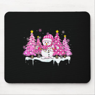 Nk Snowman Snowman Merry Christmas Tree Women Girl Mouse Mat