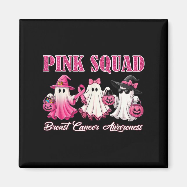 Nk Squad Breast Cancer Awareness Boo For Kids Todd Magnet (Front)