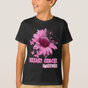 Nk Sunflower Breast Cancer Awareness Ribbon In Oct T-Shirt