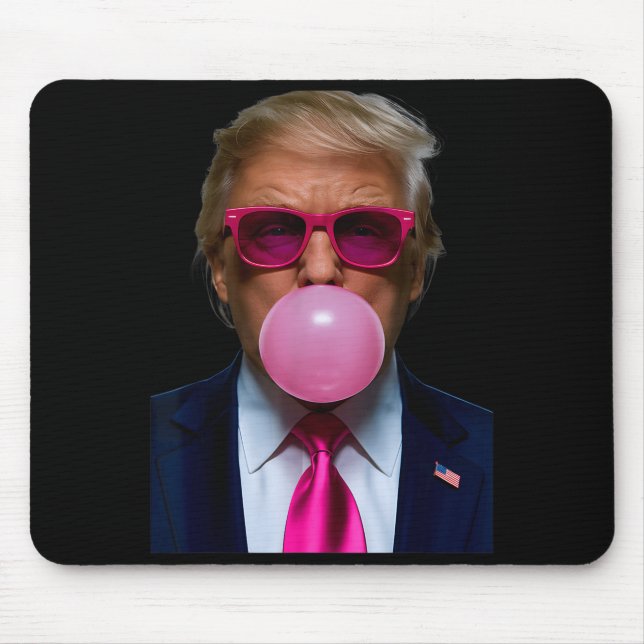 Nk Sungles Funny Donald Trump Nk Bubble Gum 2024  Mouse Mat (Front)