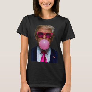 Nk Sungles Funny Donald Trump Nk Bubble Gum 2024 T-Shirt
