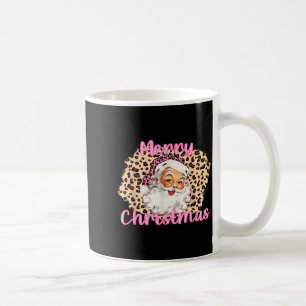 Nk Vintage Santa Claus Merry Christmas Leopard Coffee Mug