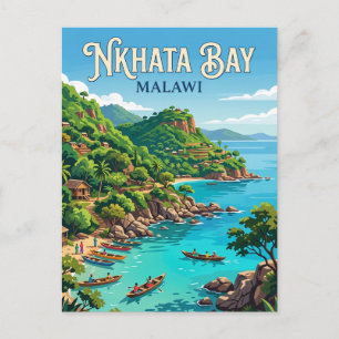 Nkhata Bay Malawi Postcard