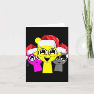 Nki Simon Gray Sprunky Christmas! Card
