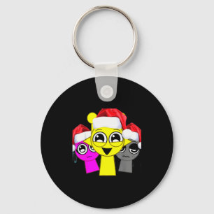 Nki Simon Gray Sprunky Christmas! Key Ring