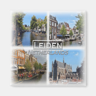 NL0034 Europe, Netherlands, Leiden, fridge Magnet