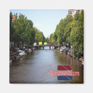 NL - Netherlands Oland - Amsterdam - Panorama Magnet