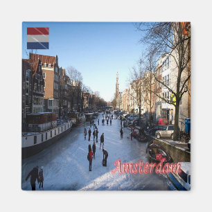 NL - Netherlands Oland - Amsterdam - Panorama Magnet