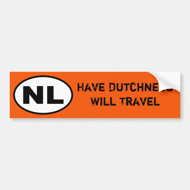 NL Sticker - Have Dutchness will travel (Front)