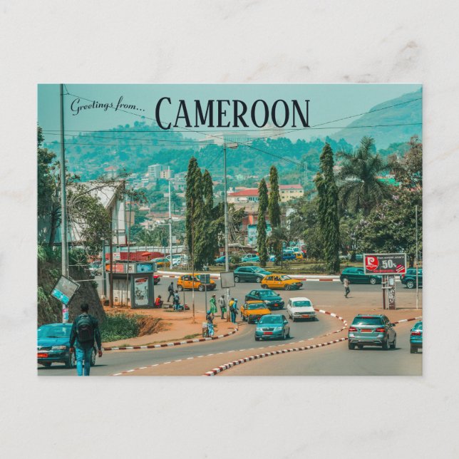 Nlongkak Yaounde Cameroon Postcard (Front)