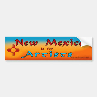 NM is for Artists Bumper Sticker