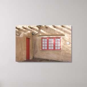 NM, New Mexico, Santa Fe, Canyon Road, legendary Canvas Print