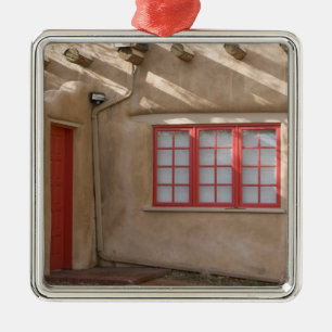 NM, New Mexico, Santa Fe, Canyon Road, legendary Metal Tree Decoration