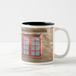 NM, New Mexico, Santa Fe, Canyon Road, legendary Two-Tone Coffee Mug